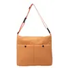 Nova Bolsa Carteiro de Algodão Outono e Inverno para Mulheres, Bolsa de Ombro Grande com Bordado Xadrez, Bolsa Transversal para Trabalhador de Escritório com Compartimento para Tablet