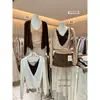 AS OFFICIAL Conjunto de Camisola con Adorno de Encaje Estilo Suave Otoñal y Cárdigan de Manga Larga Reversible 16958
