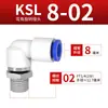 Tipo SMC Junta Rotatoria Neumática de Alta Velocidad Ksh Conector Rápido Rotatorio Universal Ksl-6-01/8-02/10-03