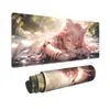 Teclado Customizado Bidimensional Extra Grande para E-Sports com Bloqueio de Borda para Homens e Mulheres, Mesa de Computador, Tapete de Mesa para Escritório, Mouse Pad