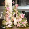 Arranjo de Flores de Simulação Arte em Papel Borboleta Decoração Tridimensional Cerimônia de Casamento Salão de Exposição em Shopping Janela de Exibição Arranjo Estético Jardim de Monet Cascata de Rosas