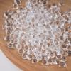 Cuentas checas importadas, 4 x 6 mm, transparentes, blancas, con forma de gota de agua, para manualidades, hechas a mano, sueltas, espaciadoras, mini cuentas, accesorios.