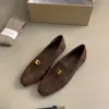 Primer Encuentro Temporada Yangqi Zapatos de Vestir Individuales para Mujer 2024 Nuevos Mocasines de Primavera y Otoño Zapatos Planos Casuales Slip-on