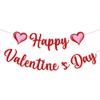 Banner de Decoración para Fiesta del Día de San Valentín para Uso Transfronterizo, Banner y Guirnalda de Decoración para Propuesta y Declaración del Día de San Valentín Chino