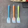 Raspador Translucido de Silicona Raspador Integral Herramientas de Horneado para Pastel Espátula de Crema Raspador Raspador Mezclador de Crema