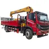 Grúa Montada en Camión Dongfeng Dv3 de un Eje Xcmg Serie g de 8 Toneladas Cabina Sencilla Caja de Carga de 6.1m Grúa Montada en Camión de 8 Toneladas Garantía Nacional