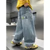Jeans Rectos para Niños, Atuendo de Primavera, Elegantes Pantalones Largos de Primavera y Otoño 2026 para Niños, Tendencia