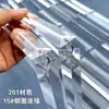 Accesorios para Bodas Tira de Hielo de Cristal Araña Luces de Camino de Cristal de Hielo Tira Larga Acrílica Adornos Colgantes de Plástico Materiales Transparentes