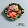 Ímã de Geladeira de Resina Estilo Chinês Marco de Chongqing Hot Pot Panda de Desenho Animado Adesivo Magnético 3D Lembrança da Cidade Presente Atacado