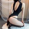 Roupa Íntima Sexy Óleo de Charme Sexy Macacão de Seda Gelo Brilhante Estudantes Japoneses Tração Água Morta Abertura Segunda Dimensão Feminina