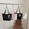 Estilo Coreano Floral de Moda Transfronteriza Gran Capacidad 2026 Colgante de Tela Nuevo Bolso Tote para el Trabajo de Mano en el Hombro Debajo del Brazo