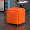 Taburete de Almacenamiento Combinado Multifuncional, Taburete Cubo Simple Cinco en Uno, Taburete Pequeño para Uso Doméstico, Sofá de Sala de Estar, Taburete de Moda, Cinco Taburetes