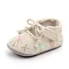 Zapatos de Princesa para Bebé Bordados de Mariposa Zapatos para Bebé Suela de Goma Suave Zapatos Antideslizantes para Niños Pequeños 2218