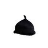 Gorro de Lana Tejido de Otoño e Invierno para Niños, Boina Rizada Linda para Niños y Niñas, Gorro de Pintor Cálido de Color Sólido para Bebé