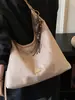 Bolsa Tote Grande de Couro Estilo Coreano Retrô para Mulheres Inverno 2025 Bolsa de Mão Simples para Trabalho e Deslocamento Bolsa de Ombro