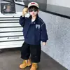 Ropa de Otoño para Niños Chaqueta con Alas 2026 Nuevo Estilo de Otoño para Niños Pequeños y Medianos Ropa Deportiva Chaqueta de Estilo Casual para Exteriores Top de Moda
