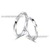 Anillos de Pareja de Verano Versátiles de Diseño Simple Mobius Niche para Estudiantes Venta al por Mayor