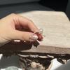 Anillo Shijia Pearl Lazo Estilo Ins Plata de Ley 925 Nicho Lujo Ligero Hecho a Mano Anillo de Alta Gama