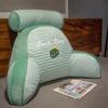 Cojín lumbar de látex de seda de hielo de dibujos animados, cojín de cabecera, soporte lumbar, almohada de respaldo grande, artefacto, perezoso, jugar, teléfono móvil, almohada para recostarse, verano