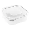 Cajón de Refrigerador Cocina Alimentos Caja de Almacenamiento Transparente Verdura Carne Congelada Caja de Embalaje Sellada de Plástico