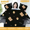 Cubierta de parabrisas para patinete eléctrico, con forro polar y engrosada para invierno, apta para todas las estaciones, proporciona calor, protección contra el frío y es impermeable.