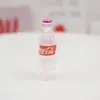 Comida Simulada e Acessórios de Brinquedo Acessórios Acessórios de Resina Decoração de Capa de Celular garrafa de Coca-Cola DIY Garrafa de Bebida