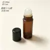 Botellas Rollerball en Stock 30ml 50ml Botellas de Vidrio Espeso Color Ámbar Empaque para Cosméticos Botellas para Aceites Esenciales de Cuidado de la Piel Venta al por Mayor