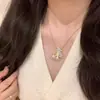 Collar de Mariposa Dulce y Fresco para Niña, Exquisito y de Moda, Borla Metálica Resistente, Versátil y Único, Cadena Elegante para Clavícula para Mujeres