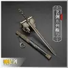 Espadas de leyendas Armas circundantes Baili Tu Su Burn Ji Jian Han Guang Jian Ba Xiaxijian Modelo de aleación Juguete para estudiantes