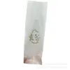 Bolsa de Arroz Compuesto con Sello Lateral y Trasero, Papel de Seda Flor Dorada Impresa con Alimentos, Bolsa de Empaque al Vacío de Plástico para Organismos, Personalizada