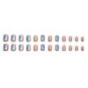 Outono e Inverno Patch de Unha Flor Tulipa de Aparência Sofisticada Manicure Curta Vestível Adesivo Popular Decalque Unhas Postiças