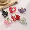 Cabeza de Flor Simulada Flor Estrella Azul de 9 Puntas Hecha a Mano DIY Cabeza de Flor Pequeña Decoración para Caja de Flores Tocados de Novia Accesorios para el Cabello