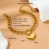 Lote Misto de Pulseiras de Aço Titânio Galvanizado a Vácuo PVD com Acabamento de Luxo, Joias de Aço Inoxidável para Venda Transfronteiriça Que Não Desbotam no Verão, Personalizáveis para Mulheres