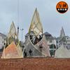 Escultura Grande de Aço Inoxidável Fazendo Praça Pública da Cidade Imobiliário Arame Espelhado Metalizado Campus Paisagismo Ornamentos