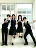 Conjunto de Uniforme Escolar Coreano Estilo Academia Unisex Chaleco de Punto Uniforme Uniforme de Clase Atuendo para Foto de Graduación Performance