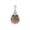 Colgante de gema de piedra natural AliExpress, moda europea y americana, flujo de drenaje, explosión transfronteriza, collar de joyería al por mayor.