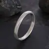 Pulseira Geométrica Redonda Aberta Nova de Aço Inoxidável com Elemento de Natal Coração Cruzada Europeia e Americana Joia Feminina