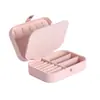 Caja de Joyería de Viaje Portátil Transfronteriza Almacenamiento Aretes Aretes Anillo Collar Caja de Almacenamiento Gran Capacidad Multicapa Hogar