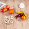 Plato de Frutas Acrílico C Plato de Frutas Grande Plato de Frutas Transparente Plato de Plástico Plato de Snacks Bar Envío Gratis Simple y Bonito