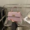 Bolsa Quadrada Pequena Casual Versátil Tendência Verão 2026 Nova Moda Estilo Coreano Simples Bolsa de Ombro Transversal de Mão