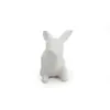 Mini Fofo Simples Branco Sala de Estar Quarto Mesa Animal Páscoa Coelho Cerâmica Casa Decoração Fabricante