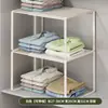 Prateleira Organizadora em Camadas para Bancada de Guarda-Roupa, Rack de Armazenamento para Empilhar Roupas, Divisória Retrátil, Artefato de Armazenamento Dentro do Armário