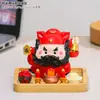 Adornos de Ofrenda de los Cinco Dioses de la Riqueza para Escritorio de Oficina, Artículos para Alivio del Estrés y Adoración, Figuras de Resina de Zhong Kui, Guan Yu y Bi Gan
