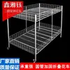 Estante flotante estante de sushi plegable carrito puesto de postres puesto de hielo raspado móvil para exteriores