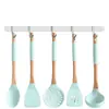 Espátula de Silicona Defectuosa para Liquidación Juego de Utensilios de Cocina Espátula Especial Antiadherente de Grado Alimenticio Espátula Doméstica para Cocinar Cuchara para Sopa
