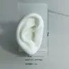 Oreja modelo de silicona simulación nariz ojo boca oreja piercing joyería exhibición accesorios modelo de oreja