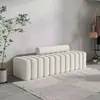 Novo modelo de banco para trocar de sapatos na entrada para apartamentos pequenos, sofá banco longo para área de descanso em casa na sala de estar, banco longo criativo e único