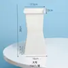 Base para fijar flores, base interior cuadrada para arreglos florales, tubo de plástico para empaquetar ramos, herramienta cuadrada para envolver flores
