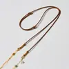 Cordón para colgante, cuerda tejida, colgante de jade Hetian, cordón para colgante de jadeíta, cordón de cuero encerado para colgante de jade de alta gama