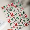 Adesivos de Nail Art Criativos Empilhados Transfronteiriços Novo Estilo Copa do Mundo DIY Personalizados Adesivos de Unha para Evento de Futebol Decalques de Nail Art Estilo Ins